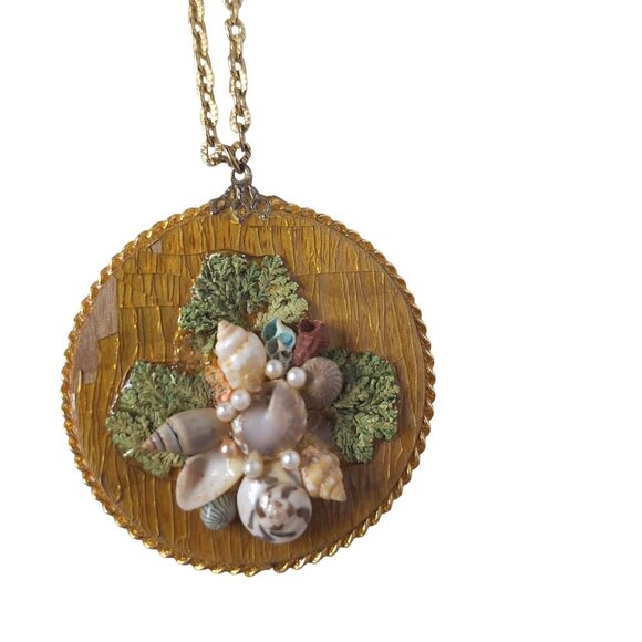 Long Multicolored Agate Stone Necklace Natural Gemstone Earth Tone Boho Hippie - Picture 2 of 7